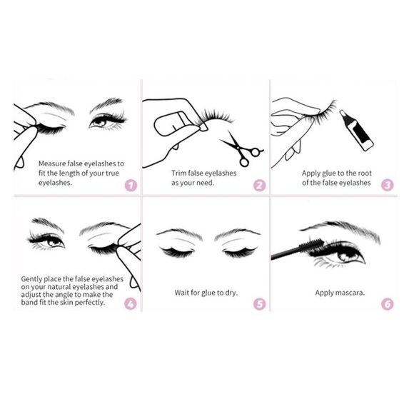 Vegan Faux Mink 3D Light-weight False Volume Eyelashes Style A01 (lashes only) - Picture 4 of 5